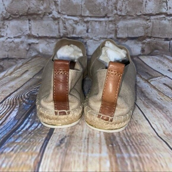 Louise Et Cie Cristobal Gold Tan Espadrille Flats Size 10/40 - Picture 6 of 9